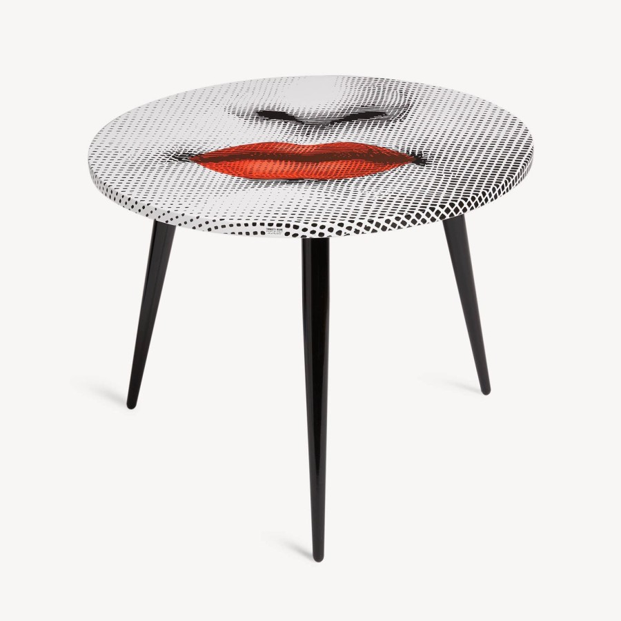 Fornasetti Bocca Da Tavolo Bianco/Nero/Rosso Tabelle