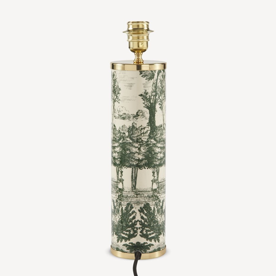 Fornasetti Lampada Giardino Settecentesco Verde/Avorio Lampade E Paralumi