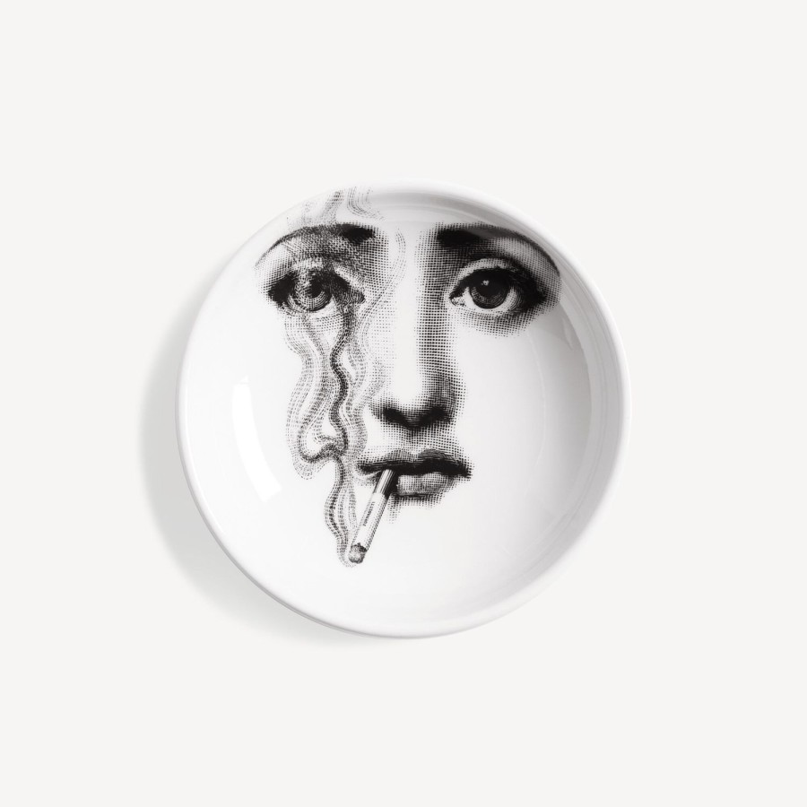 Fornasetti Posacenere Tema E Variazioni N.81 Bianco Nero Posacenere Di Design