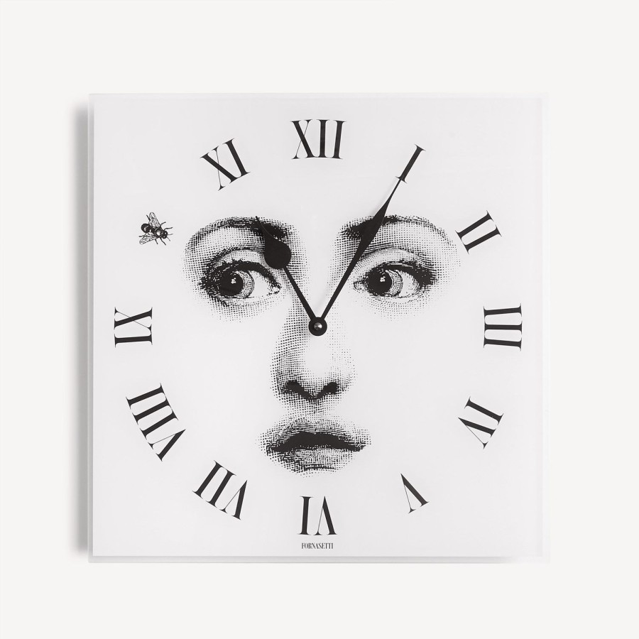 Fornasetti Orologio Da Parete Tema E Variazioni N.364 Bianco Nero Orologi Da Parete