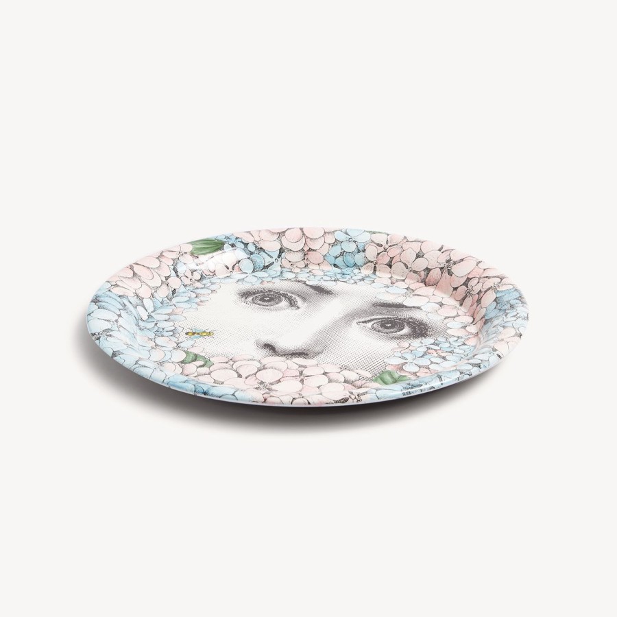 Fornasetti Vassoio Ortensia Multicolore Vassoi E Pliants Decorativi