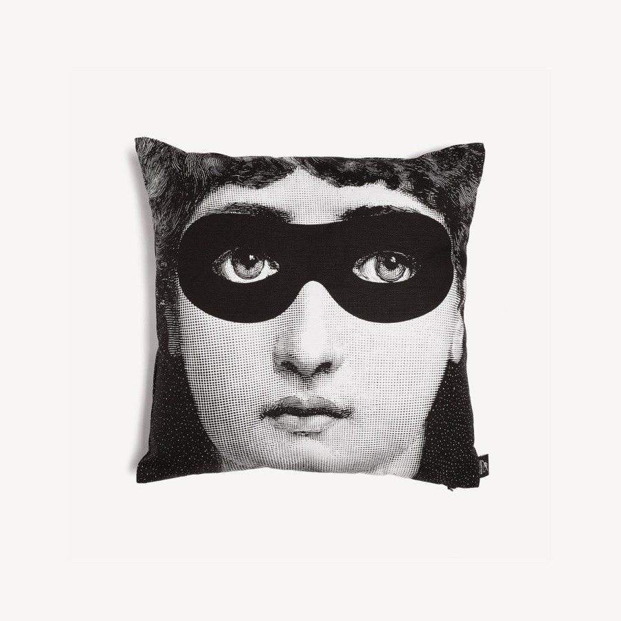 Fornasetti Cuscino Burlesque Bianco Nero Cuscini