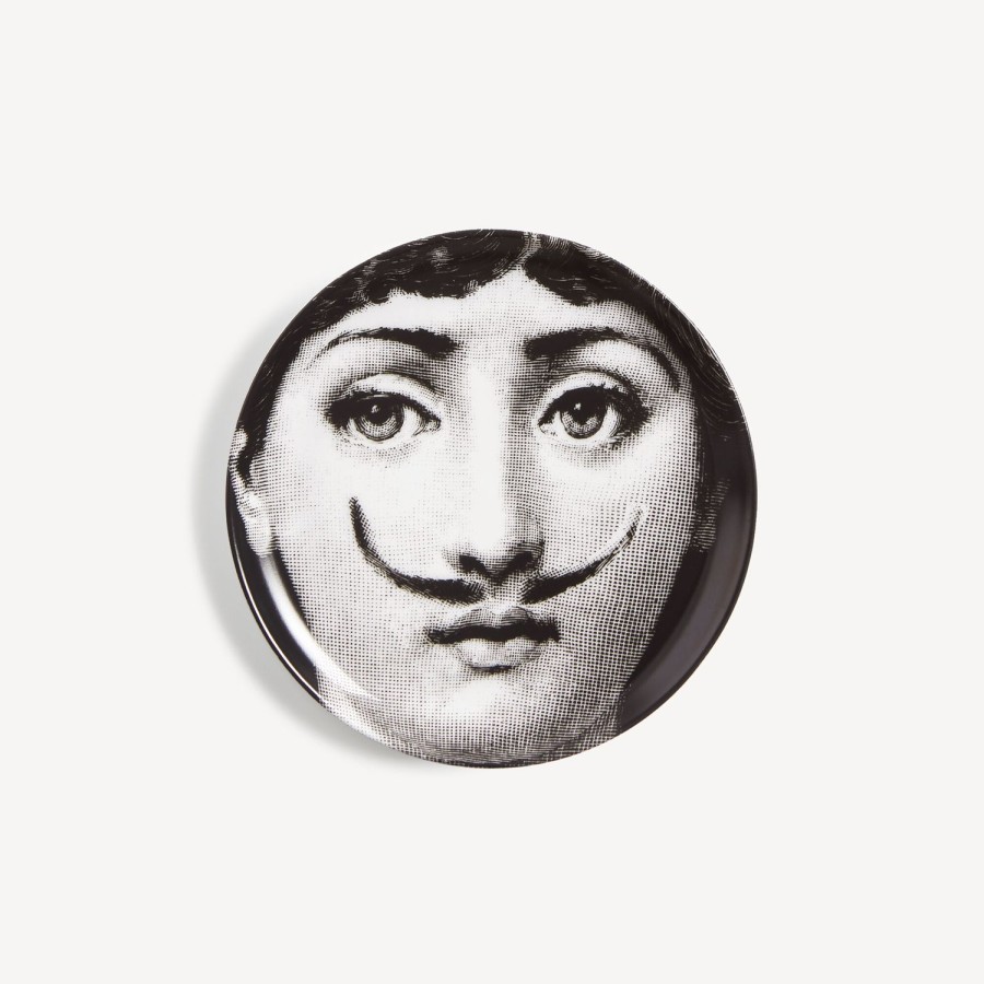 Fornasetti Sottobicchiere Tema E Variazioni N.21 Bianco Nero Bicchieri E Sottobicchieri