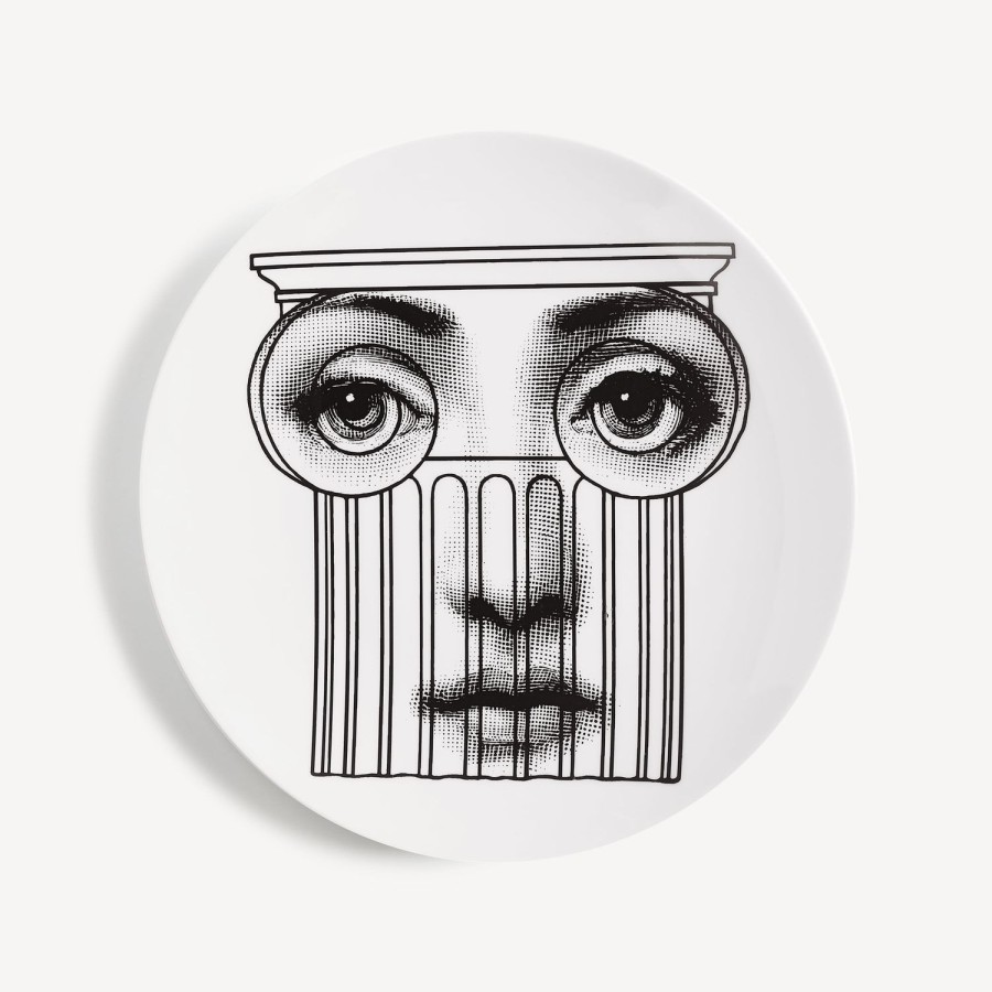 Fornasetti Piatto Da Muro Tema E Variazioni N.278 Bianco Nero Antichita