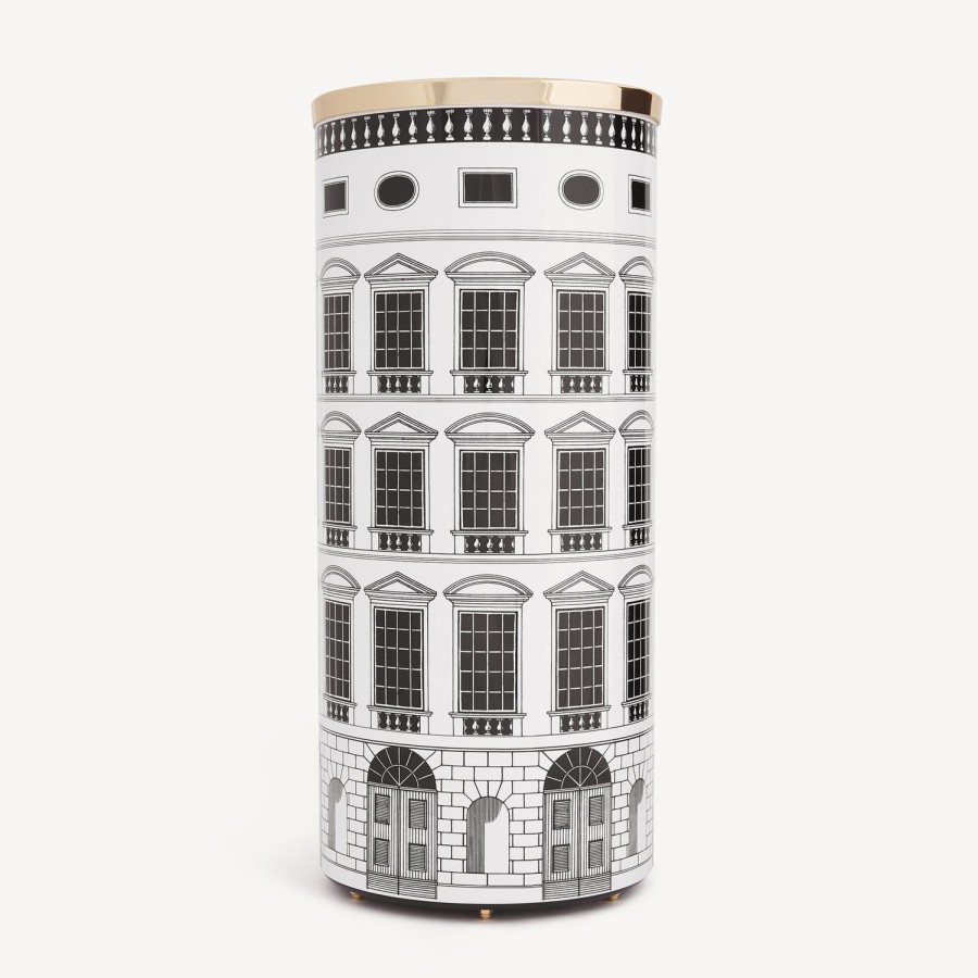 Fornasetti Portaombrelli Architettura Bianco Nero Portaombrelli