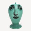 Fornasetti Vaso Buongiorno/Buonanotte Verde/Nero Vasi