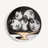 Fornasetti Piatto Da Muro Tema E Variazioni N.104 Bianco/Nero/Oro Frutta