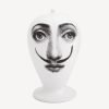 Fornasetti Vaso La Femme Aux Moustache Bianco Nero Vasi