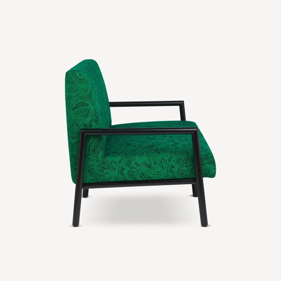 Fornasetti Divano Da Esterno Malachite Verde/Nero Salotti