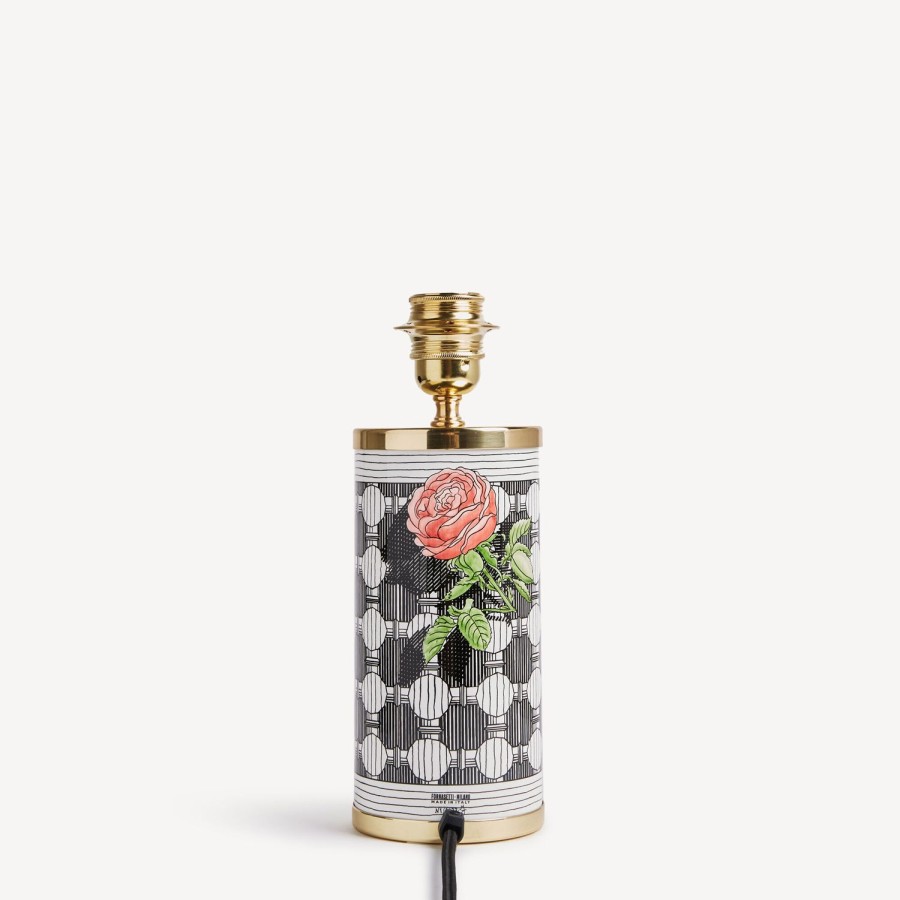 Fornasetti Lampada Piccola Musciarabia Con Rose Multicolore Lampade E Paralumi