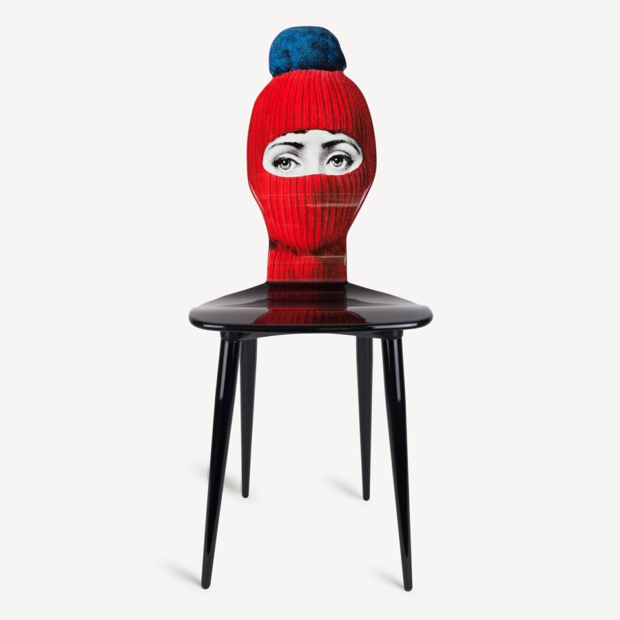 Fornasetti Sedia Lux Gstaad Rosso/Blu/Nero Sedie