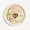 Fornasetti Vassoio Sole Raggiante Oro/Bianco Vassoi E Pliants Decorativi