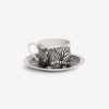 Fornasetti Tazza Te Alta Fedelta Tigrato Bianco Nero Set Da Te E Caffe