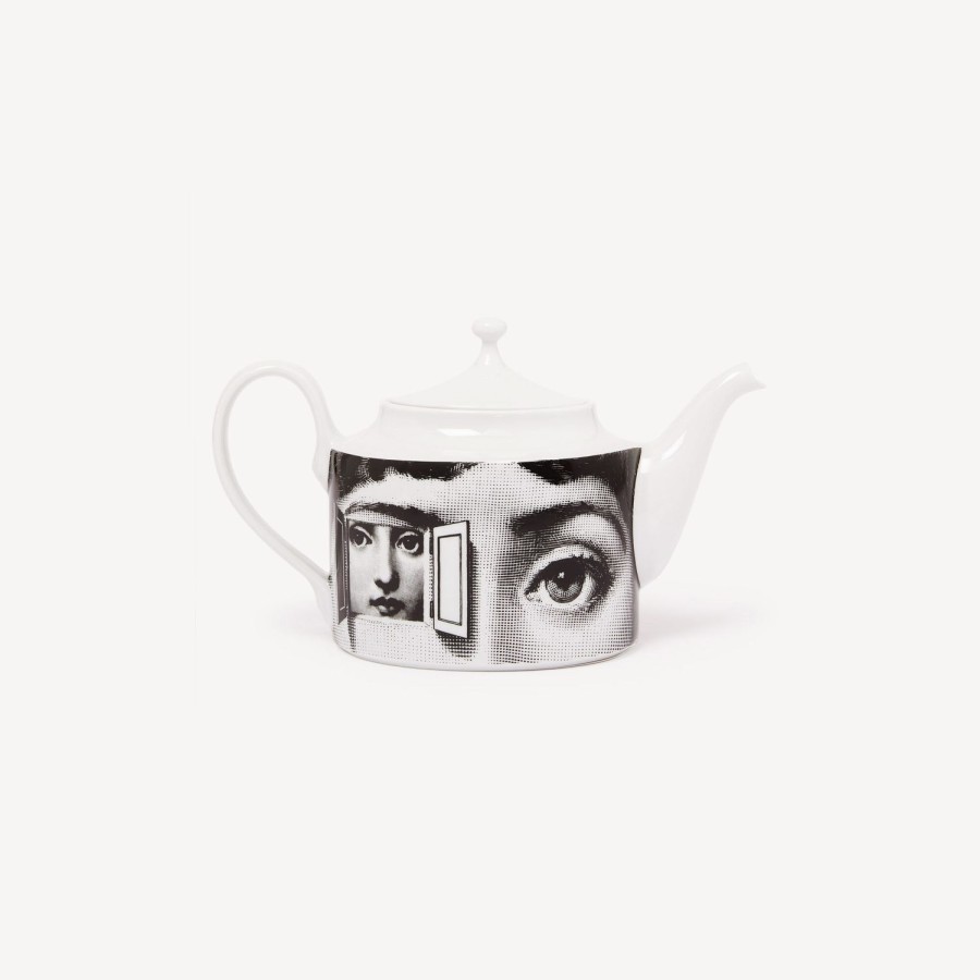 Fornasetti Teiera Tema E Variazioni Bianco Nero Set Da Te E Caffe