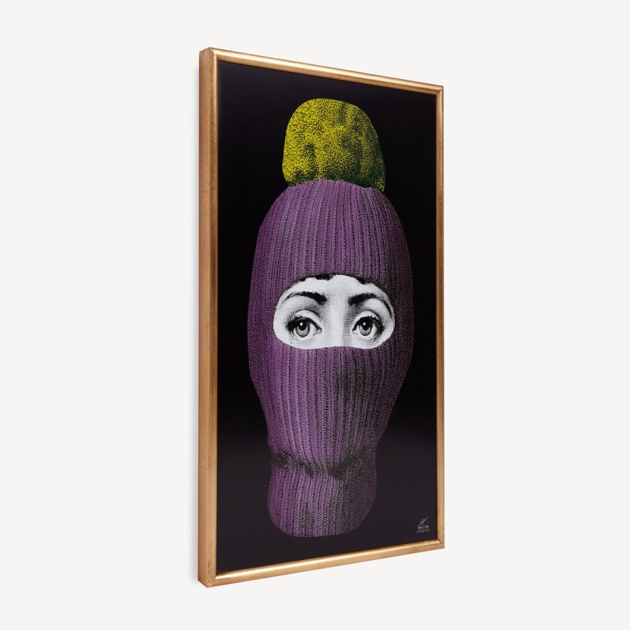 Fornasetti Pannello Lux Gstaad Viola/Giallo/Nero Pannelli Decorativi