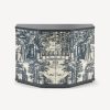 Fornasetti Piccolo Mobiletto Poliedrico Giardino Settecentesco Blu/Avorio Armadietti