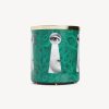 Fornasetti Cestino Portacarte Serratura Su Malachite Verde/Bianco/Nero Cestini Di Carta