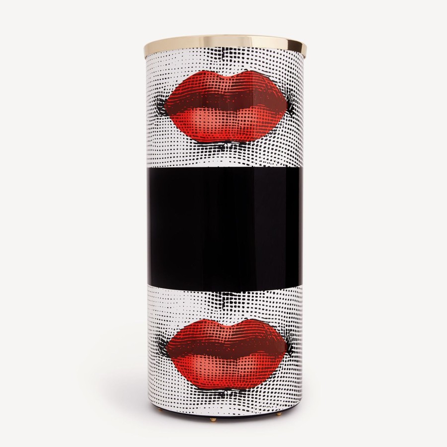 Fornasetti Bacio Portaombrelli Bianco/Nero/Rosso Portaombrelli