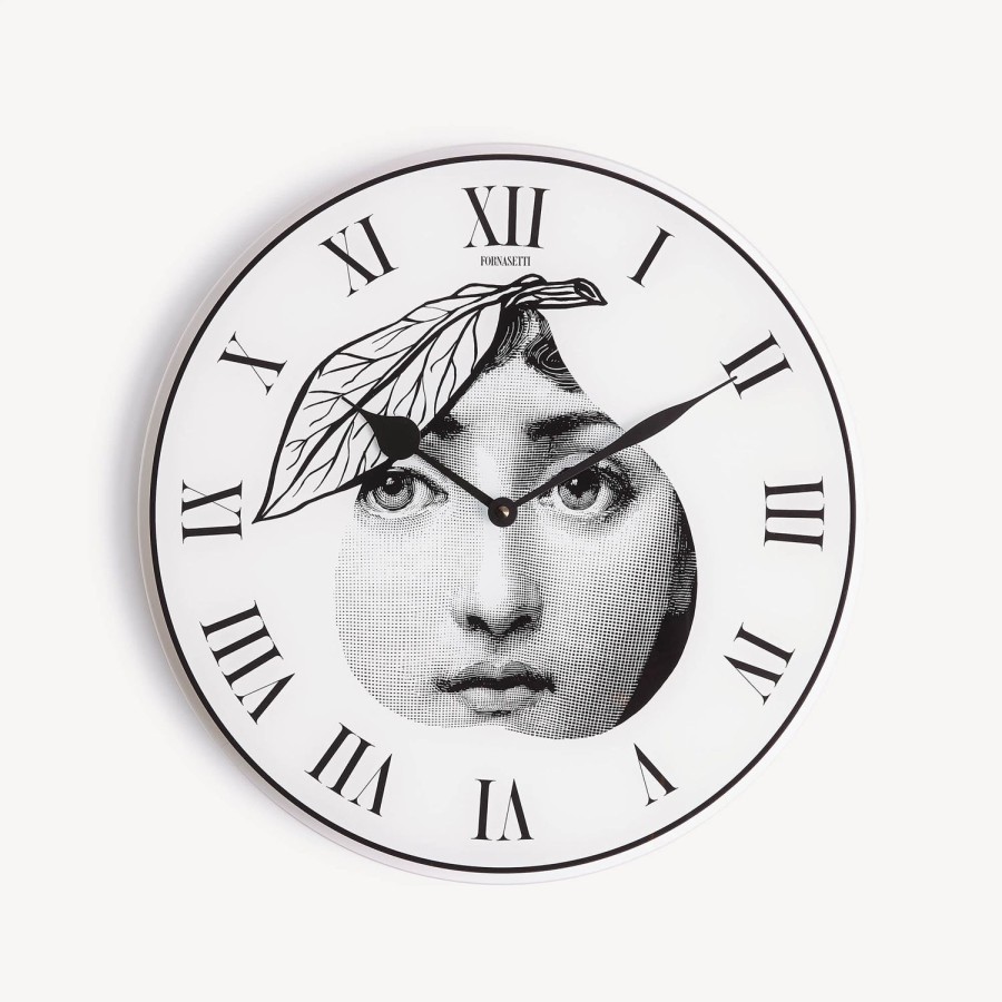 Fornasetti Orologio Tema E Variazioni N. 24 Bianco Nero Orologi Da Parete