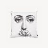 Fornasetti Cuscino Tema E Variazioni N. 393 Bianco Nero Cuscini