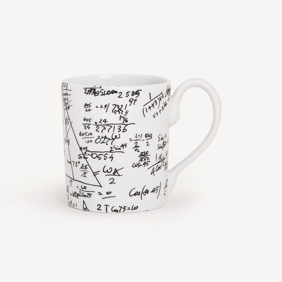 Fornasetti Tazza Alta Matematica Bianco Nero Set Da Te E Caffe