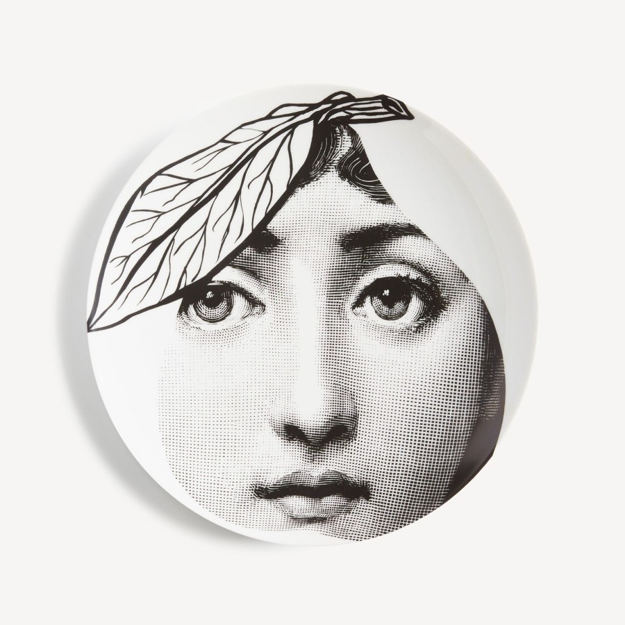 Fornasetti Piatto Da Muro Tema E Variazioni N.24 Bianco Nero Frutta