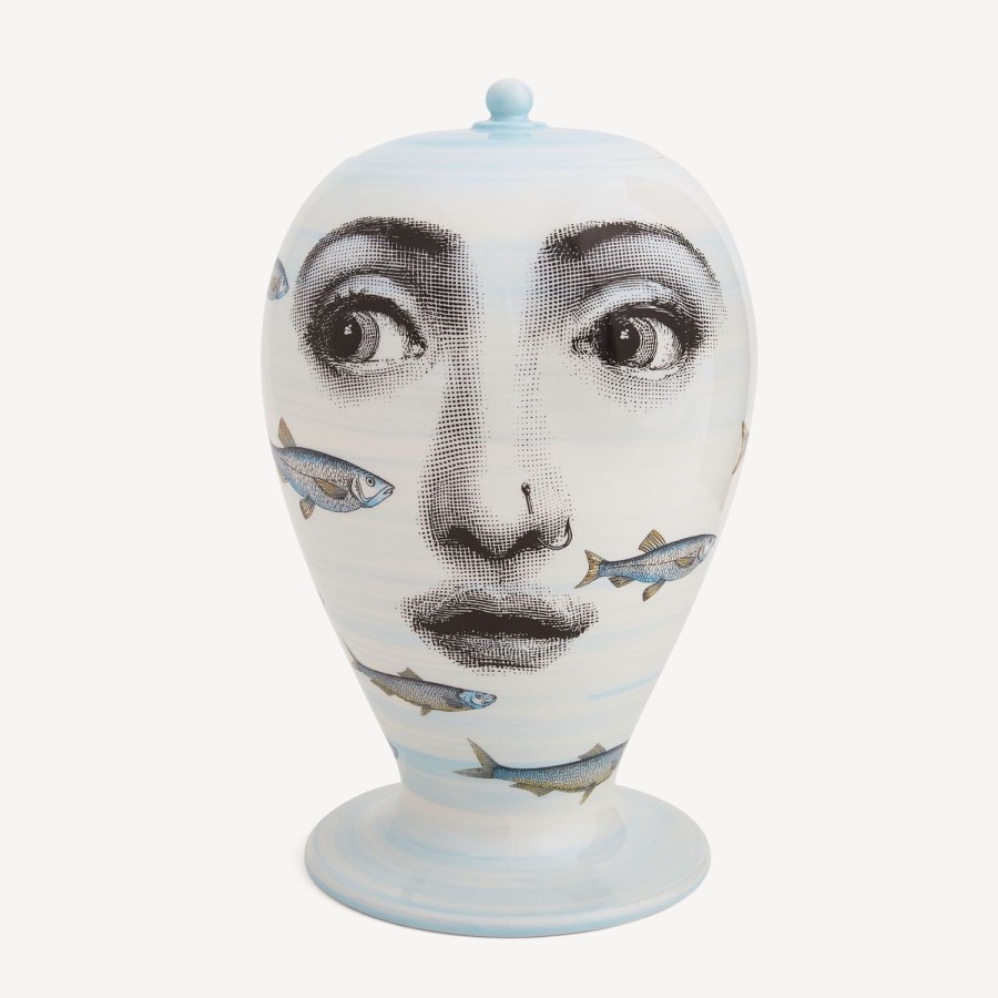 Fornasetti Vaso Passata Di Pesci Multicolore Vasi