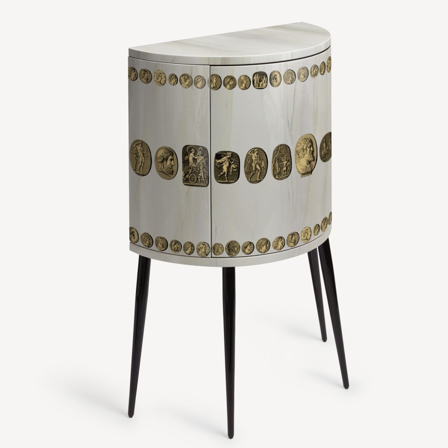 Fornasetti Consolle Cammei Oro/Avorio Console Di Archiviazione