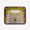 Fornasetti Vassoio Teatro Scala Interno Multicolore Vassoi E Pliants Decorativi