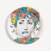 Fornasetti Vassoio Fior Di Lina Multicolore Vassoi E Pliants Decorativi