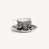 Fornasetti Tazza Te Alta Fedelta Quadretato Bianco Nero Set Da Te E Caffe