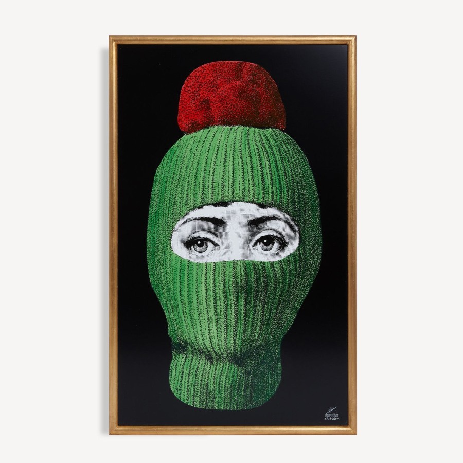 Fornasetti Pannello Lux Gstaad Verde/Rosso/Nero Pannelli Decorativi