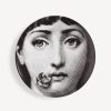 Fornasetti Piatto Da Muro Tema E Variazioni N.137 Bianco Nero Fiori