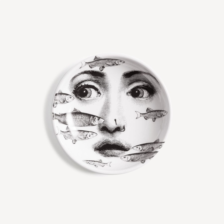 Fornasetti Posacenere Tema E Variazioni N.392 Bianco Nero Posacenere Di Design