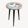 Fornasetti Sgabello Ortensia Multicolore Sgabelli