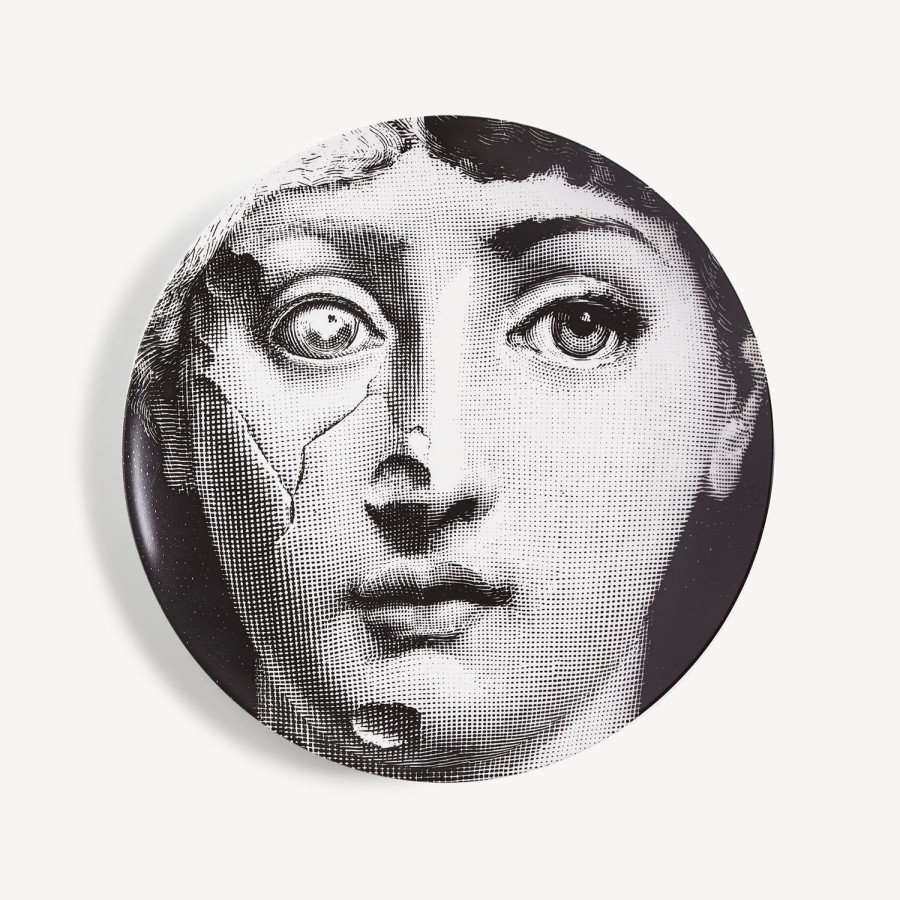 Fornasetti Piatto Da Muro Tema E Variazioni N.378 Bianco Nero Antichita