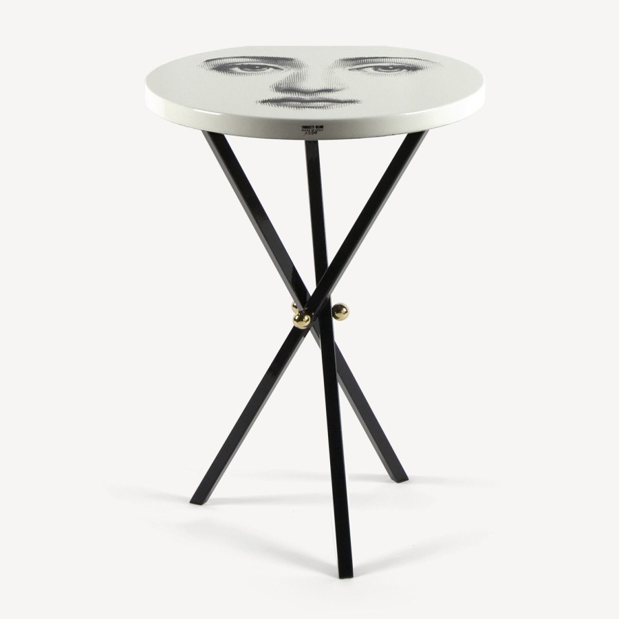 Fornasetti Tavolino Tema E Variazioni N.6 Bianco Nero Tabelle