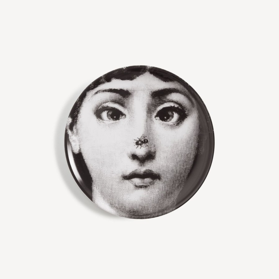 Fornasetti Sottobicchiere Tema E Variazioni N.363 Bianco Nero Bicchieri E Sottobicchieri