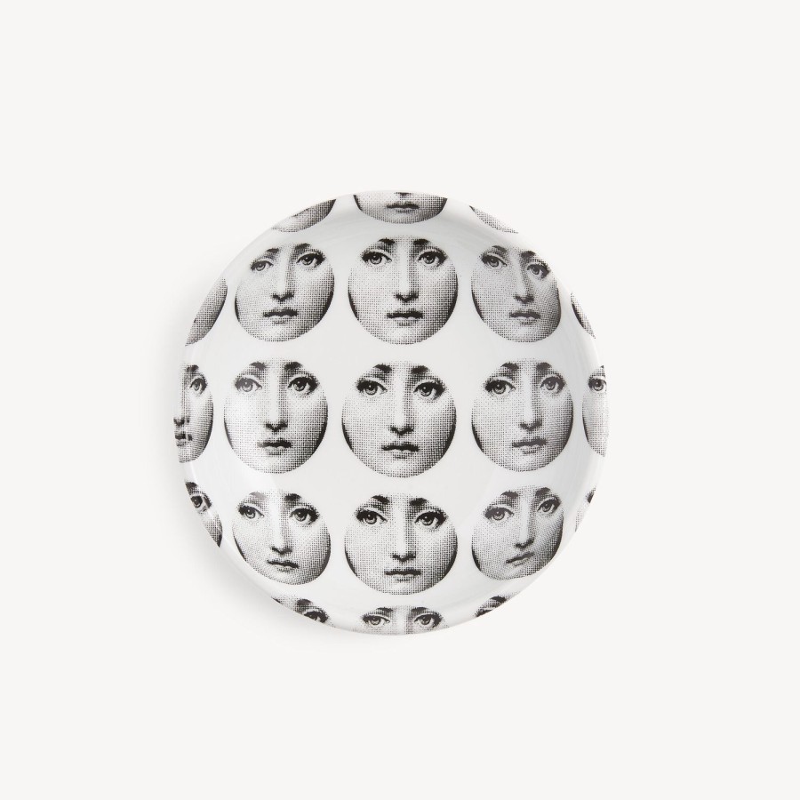 Fornasetti Posacenere Rotondo Tema E Variazioni N.197 Bianco Nero Posacenere Di Design