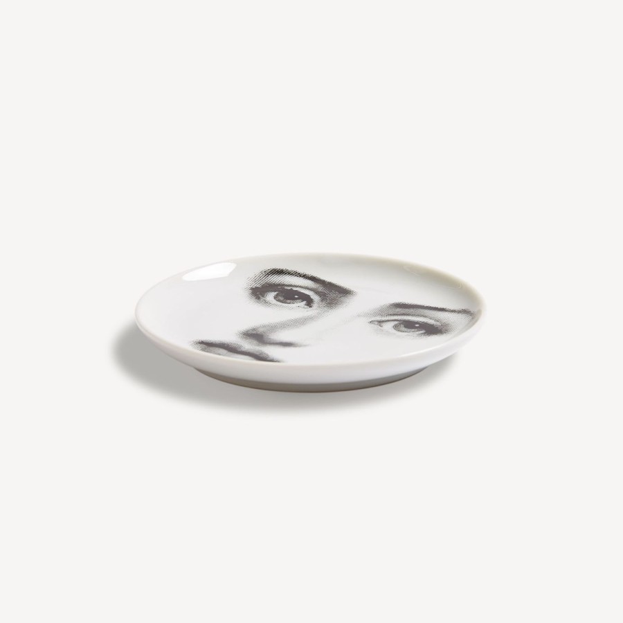 Fornasetti Sottobicchiere Tema E Variazioni N.6 Bianco Nero Bicchieri E Sottobicchieri