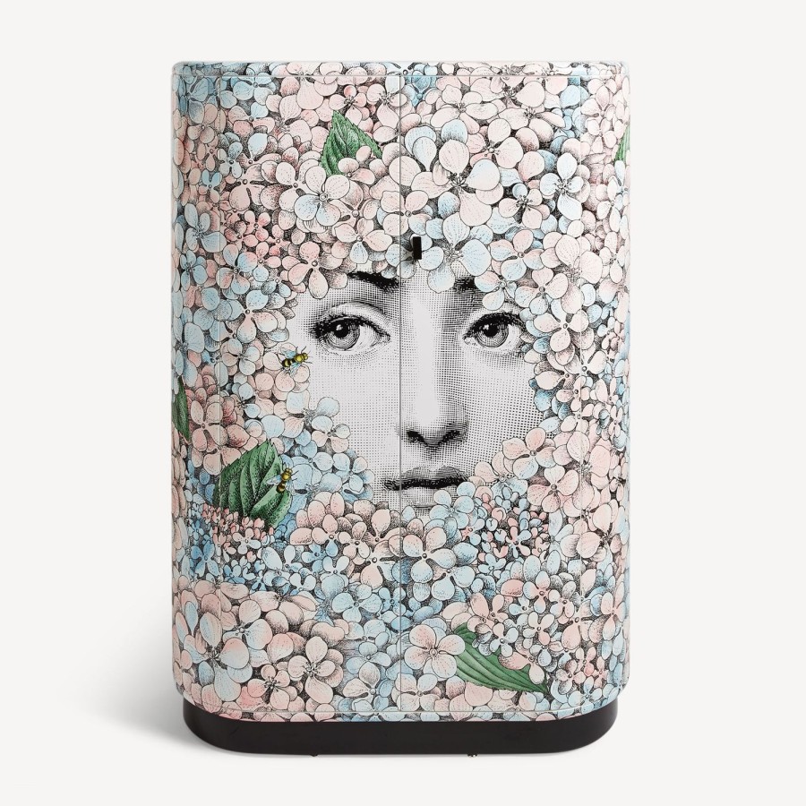 Fornasetti Mobile Curvo Ortensia Multicolore Armadi Curvi