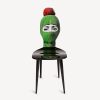 Fornasetti Sedia Lux Gstaad Verde/Rosso/Nero Sedie