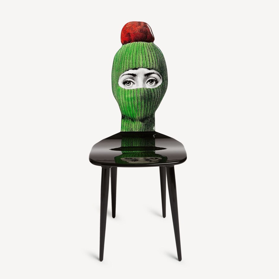 Fornasetti Sedia Lux Gstaad Verde/Rosso/Nero Sedie