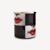 Fornasetti Bacio Del Cestino Di Carta Bianco/Nero/Rosso Cestini Di Carta