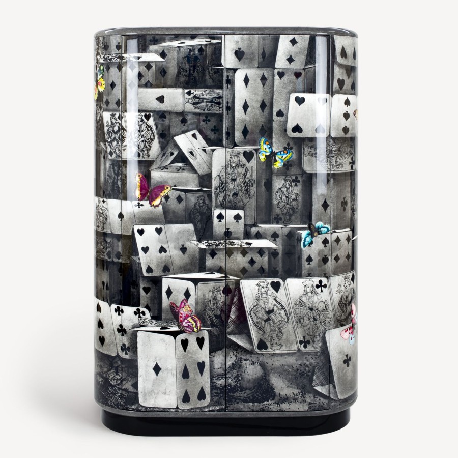 Fornasetti Mobile Curvo Notturno Multicolore Armadi Curvi