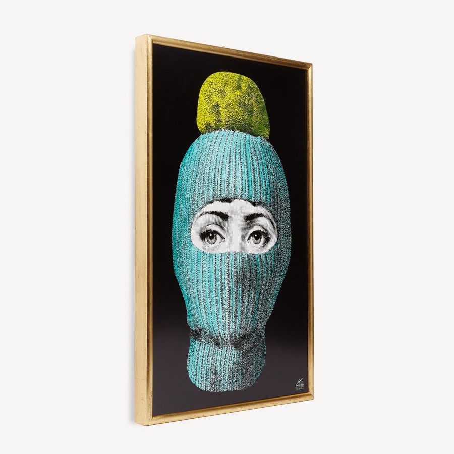 Fornasetti Pannello Lux Gstaad Turchese/Giallo/Nero Pannelli Decorativi