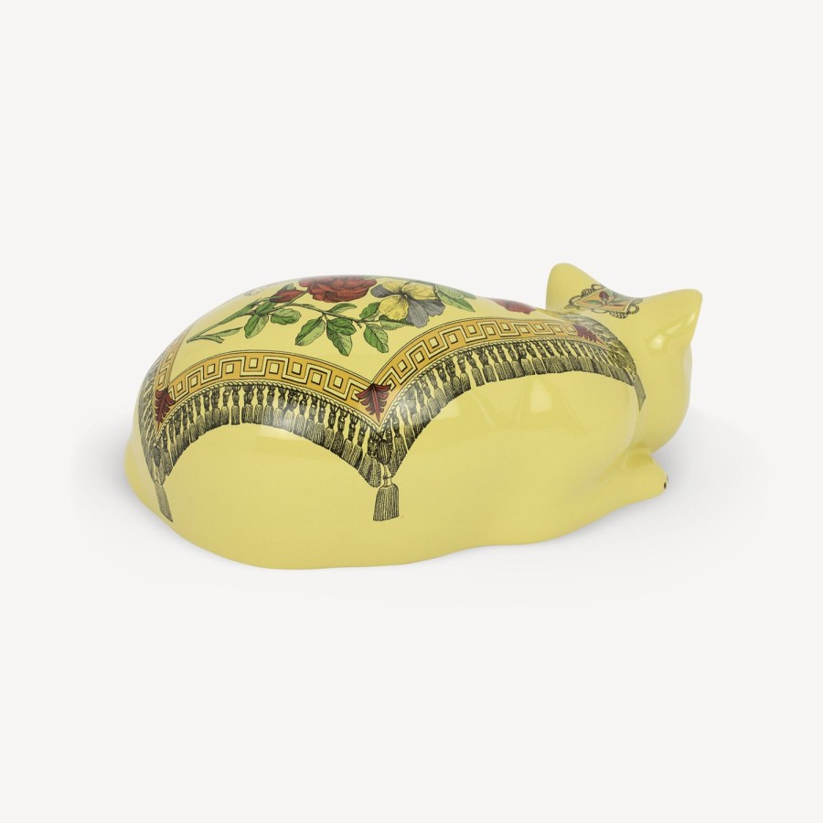 Fornasetti Gatto Mantellato Multicolore Gatti In Ceramica