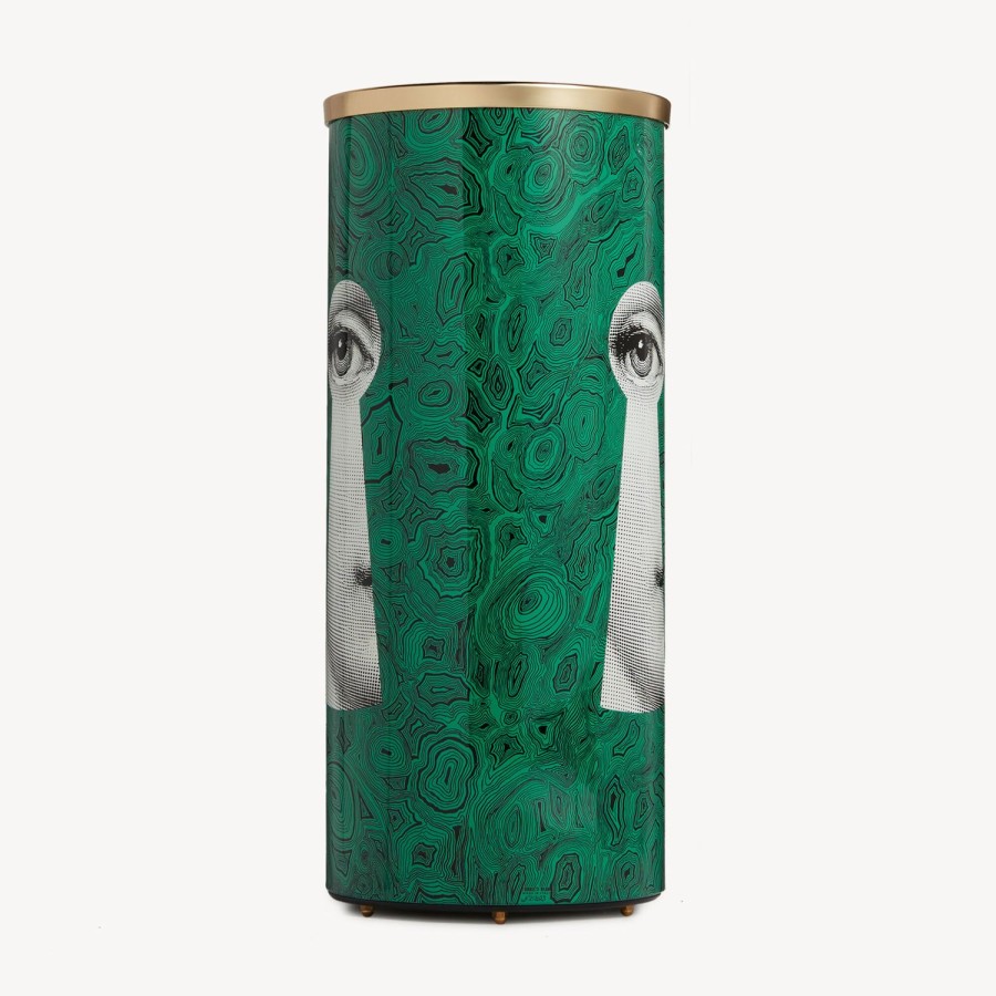 Fornasetti Portaombrelli Serratura Su Malachite Verde/Bianco/Nero Portaombrelli