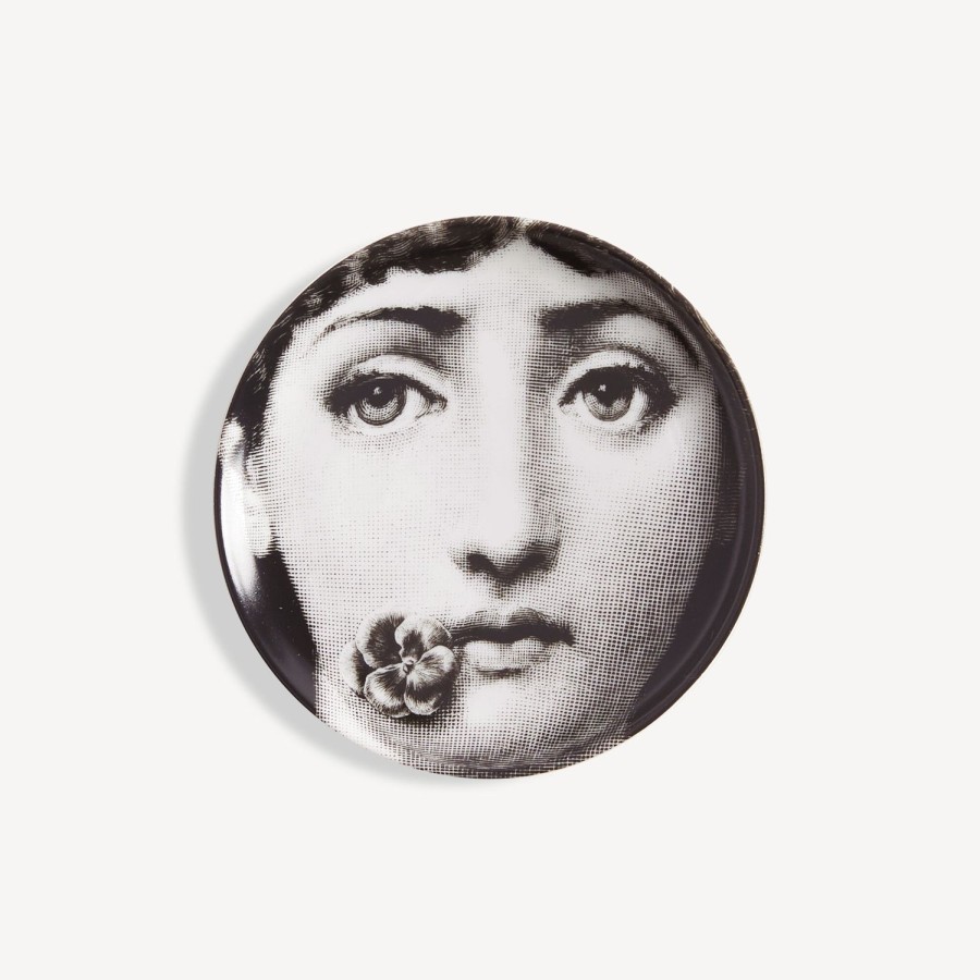 Fornasetti Sottobicchiere Tema E Variazioni N.137 Bianco Nero Bicchieri E Sottobicchieri