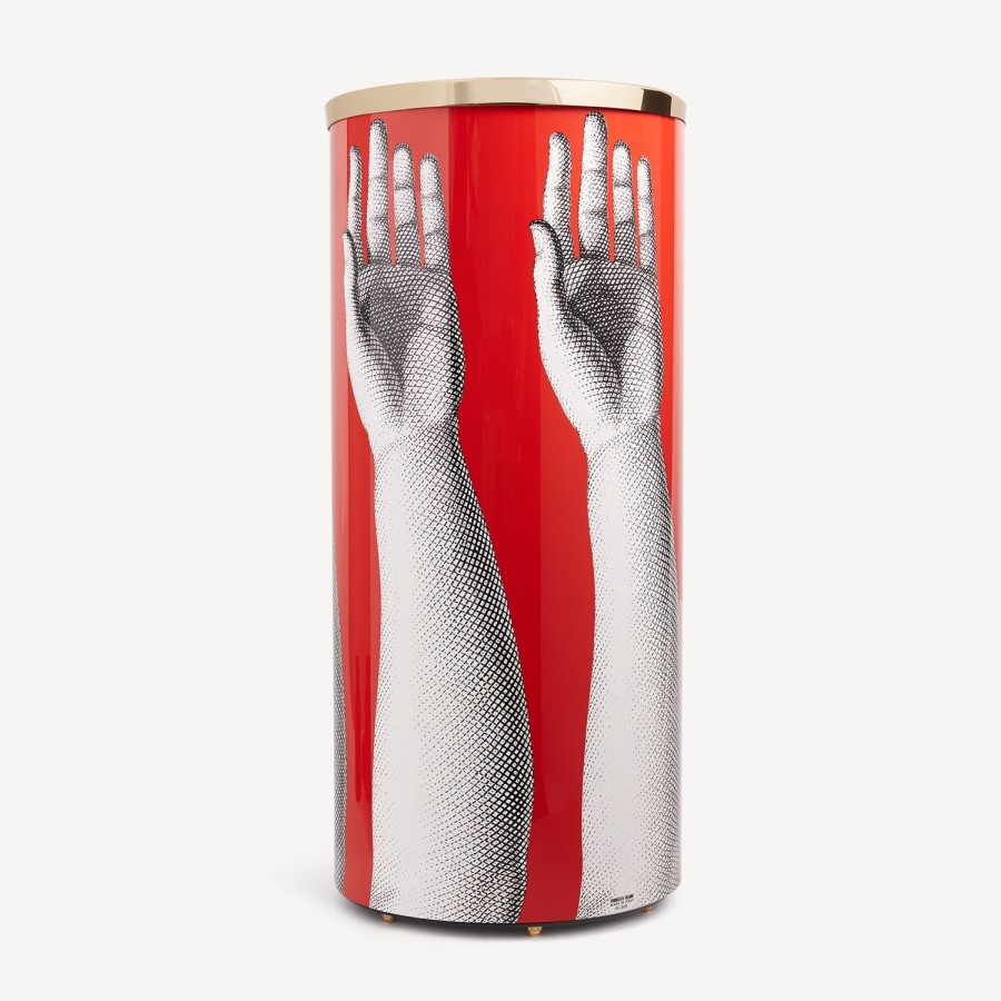 Fornasetti Portaombrelli Mani Bianco/Nero/Rosso Portaombrelli